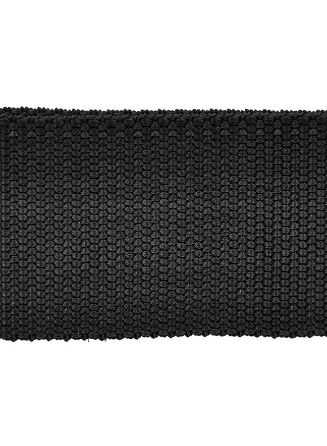 Pups&Pets طوق كلاب من النايلون مقاس 1 بوصة من Pups&Pets، قوي ومتين، بتصميم تقليدي، مزود بخطاف طوق سهل الاستخدام ومقبض مبطن ناعم للتدريب والمشي، اللون أسود (متوسط). - Image 3